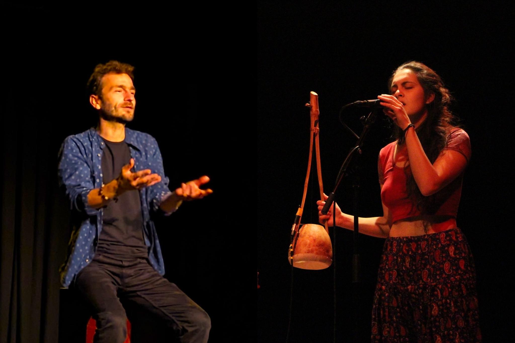 Photo du spectacle Comme le Vent, avec Adrien Lociuro et Florence Arnold